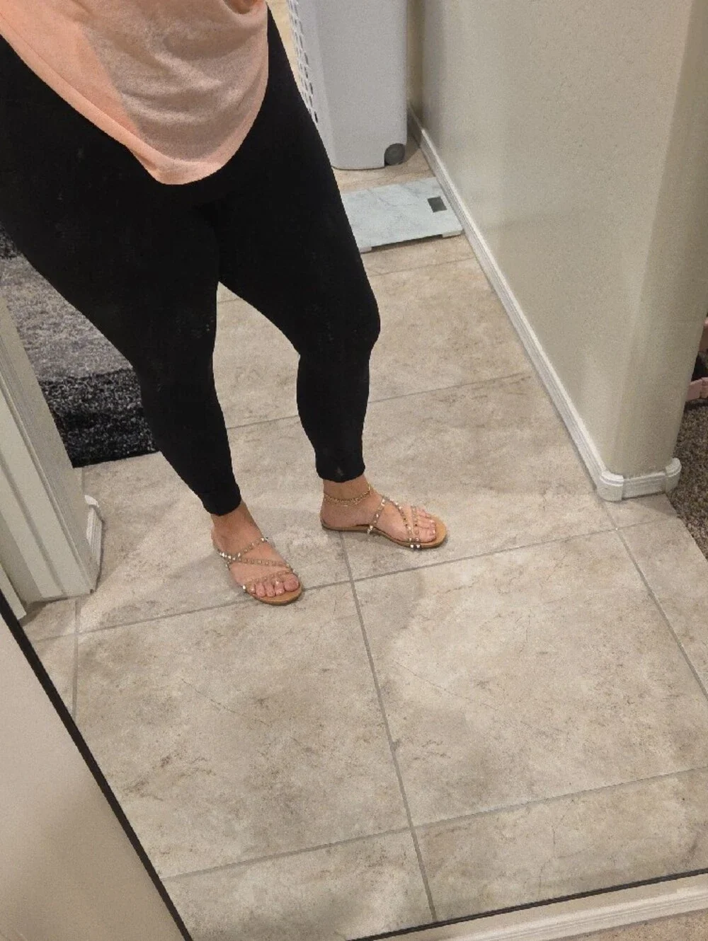 Steve Madden Studded Clear Strap Sandals